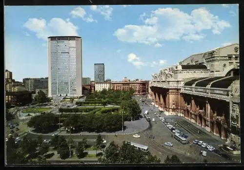 AK Milano, Stazione Central e Grattacielo Pirelli