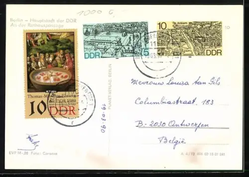 AK Berlin, an der Rathauspassage