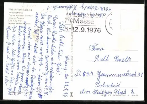 AK Leipzig, Altes Rathaus