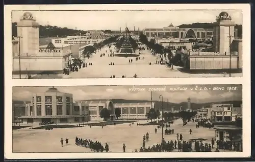 AK Brünn /Brno, Vystava Soudobe Kultury v C.S.R. 1928, Ausstellung
