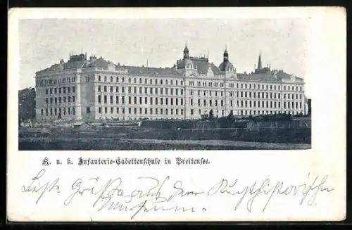 AK Wien, Breitensee, K. u. k. Infanterie-Kadettenschule