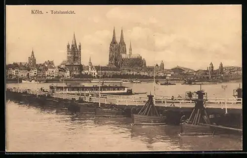 AK Köln, Totalansicht