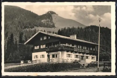 AK Neuaubing-Spitzingsee /Oberbayern, Willy-Merkl-Bergheim