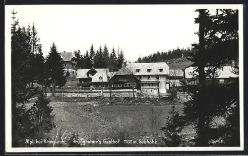 AK Alpl bei Krieglach, Bruggraber`s Gasthof