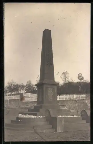 Foto-AK Wasselonne, Gefallenen-Denkmal von 1929