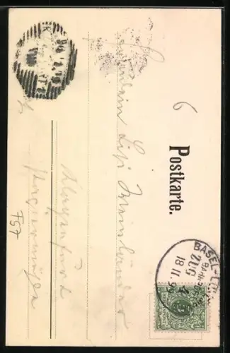 AK St. Privat, Das am 18.8.1899 enthüllte Denkmal des 1. Garde-Regiments zu Fuss