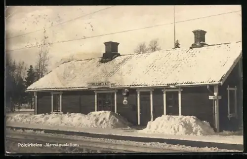 AK Polcirkeln, Järnvägsstations