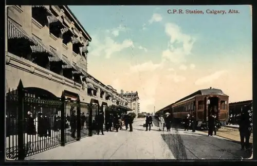 AK Calgary /Alta., C. P. R. Station