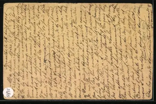 Lithographie Mons, Exposition 1896, Vue générale