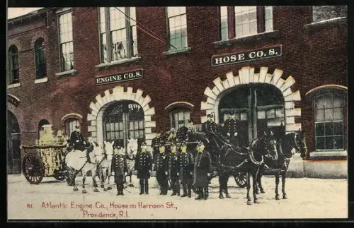 AK Providence, RI, Atlantic Engine Co., House on Harrison Street