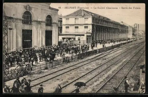 AK Belfort, La Société Alsacienne, Sortie des Usines