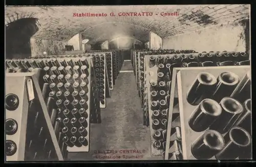 AK Canelli, Vini G. Contratto, Stabilimento