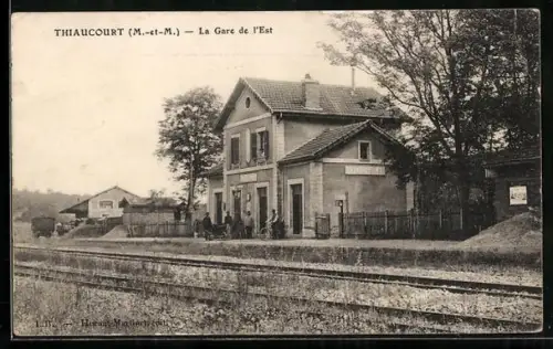 AK Thiaucourt /M.-et-M., La Gare de l`Est