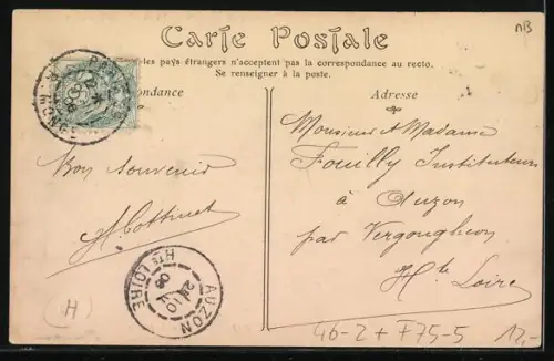 AK Paris, La Rue Lagrange, Pferdebahn