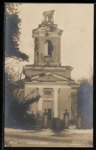 AK Neugut, Zerstörte Kirche