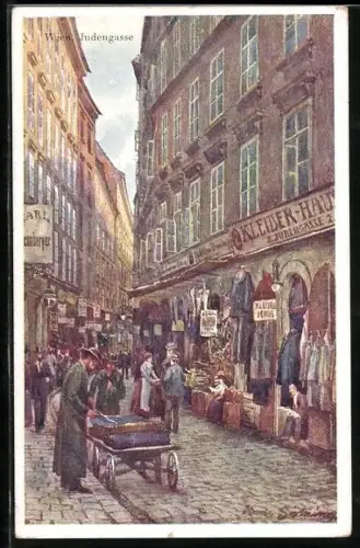 AK Wien, Judengasse, Kleiderhaus