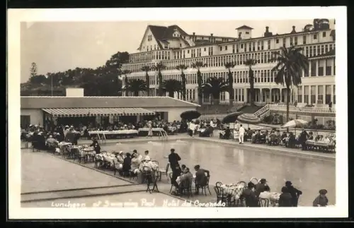 AK Coronado, CA, Hotel del Coronado, Luncheon at Swimming Pool