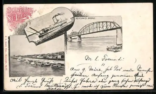 AK St. Louis, MO, Merchants Bridge, The Levee