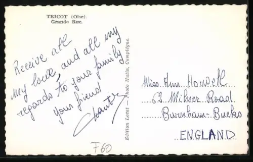 AK Tricot /Oise, Grande Rue