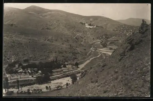 Foto-AK Veles, Ortsansicht aus der Vogelschau
