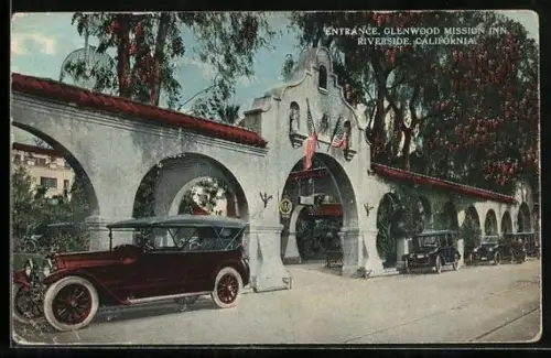 AK Riverside, CA, Glenwood Mission Inn, Entrance