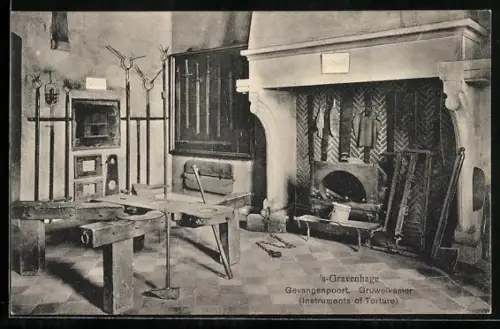 AK `s-Gravenhage, Gevangenpoort, Gruwelkamer