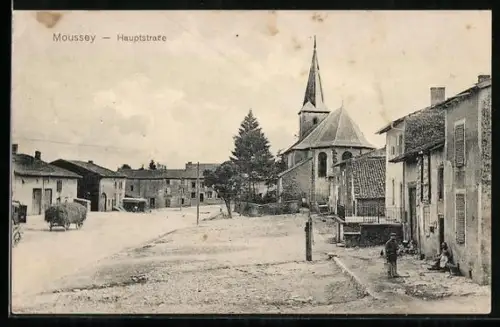 AK Moussey, Partie in der Hauptstrasse
