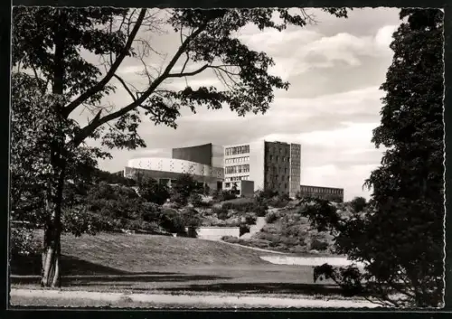 AK Kassel, Blick von der Karlsaue auf das Staatstheater