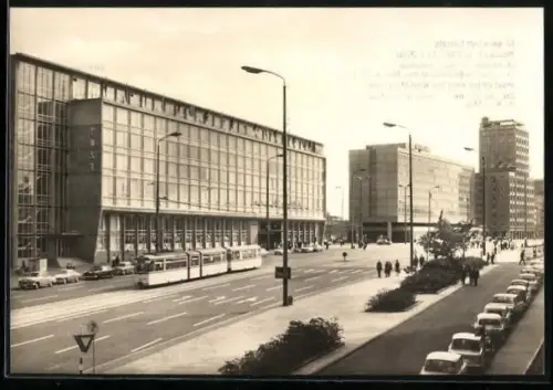 AK Leipzig, Postamt am Karl-Marx-Platz