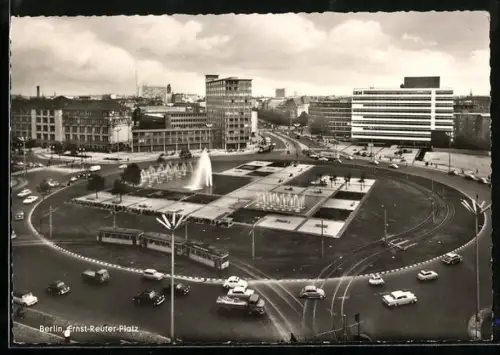 AK Berlin, Ernst-Reuter Platz mit Neubauten