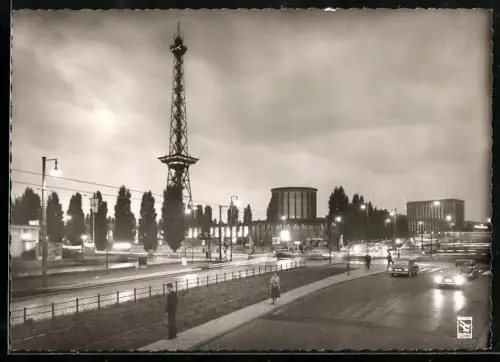 AK Berlin, Ausstellungsgelände mit Funkturm