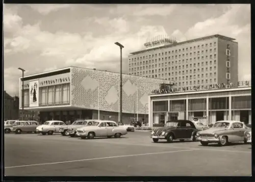 AK Berlin, Kino International und Hotel Berolina