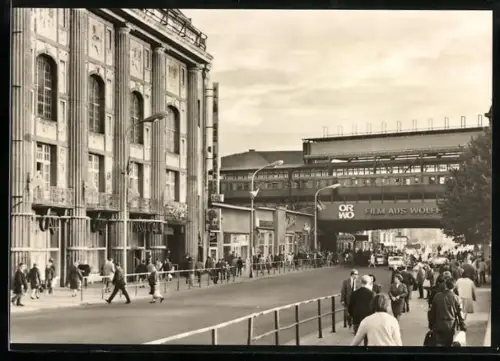 AK Berlin, Bahnhof Friedrichstrasse