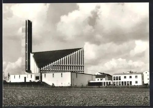 AK Gersthofen, Weihe der Pfarrkirche Maria 1968, Königin des Friedens