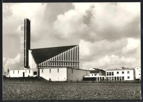 AK Gersthofen, Weihe der Pfarrkirche Maria 1968, Königin des Friedens