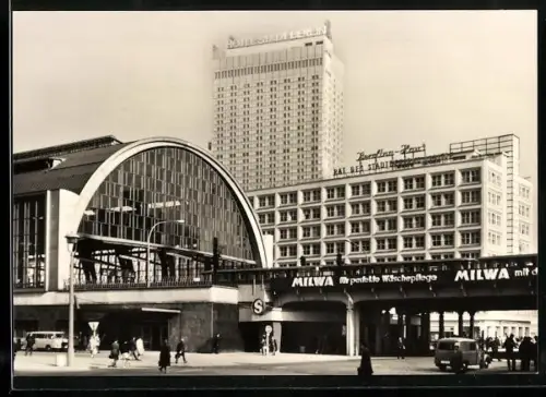 AK Berlin, S-Bahnhof Alexanderplatz