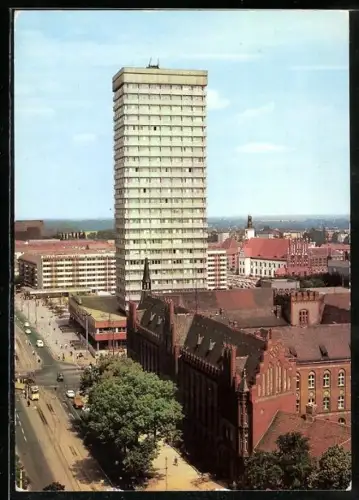 AK Frankfurt /Oder, Blick vom Hochhaus Gubener Strasse