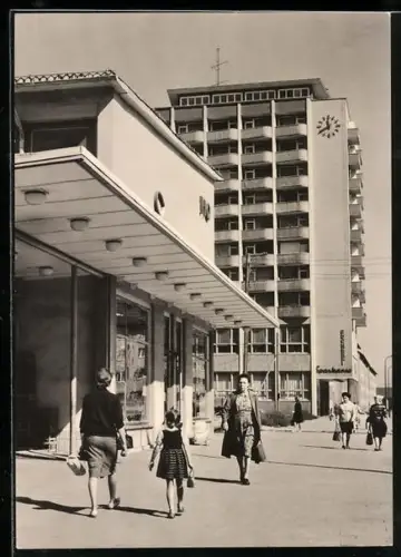 AK Jena, Strassenpartie am Hochhaus Nord