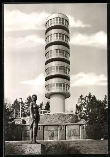 AK Brandenburg / Havel, Blick zur Friedenswarte