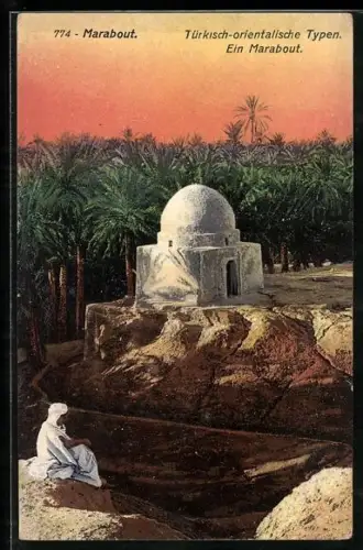 AK Marabout, Türkisch-orientalische Typen, Ein Marabout