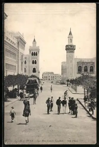 AK Sfax, La Rue Emile-Loubet