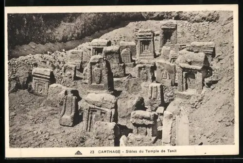 AK Carthage, Stèles du Temple de Tanit