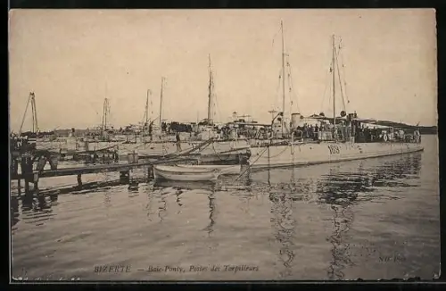 AK Bizerte, Baie-Ponty, Postes des Torpilleurs