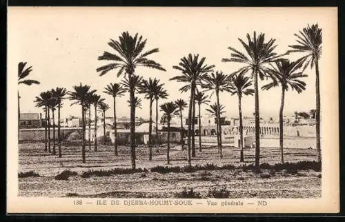 AK Ile de Djerba-Houmt-Souk, Vue générale