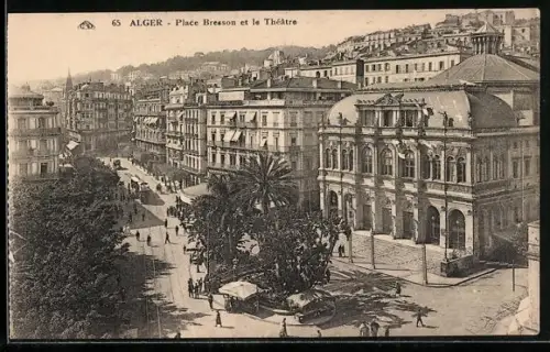 AK Alger, Place Bresson et le Théâtre
