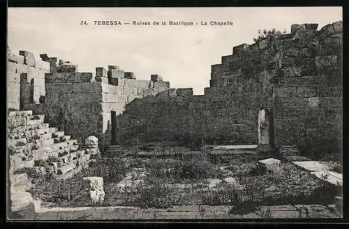 AK Tebessa, Ruines de la Basilique, La Chapelle