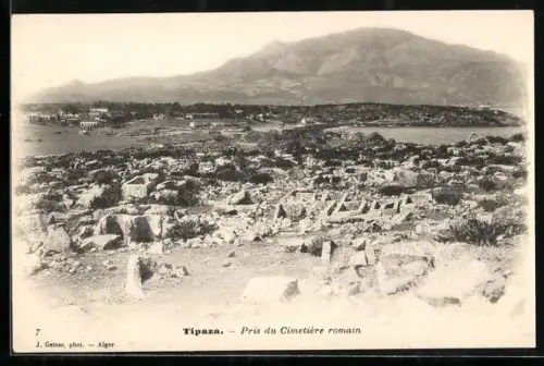 AK Tipaza, Pris du Cimetière romain
