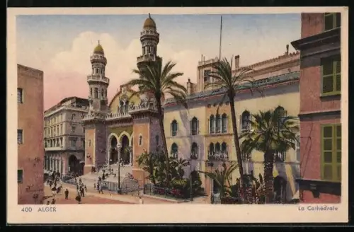 AK Alger, La Cathédrale