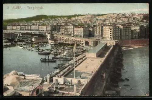 AK Alger, vue générale et le port