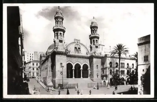 AK Alger, Cathédrale et Palais d`Hiver du Gouverneur